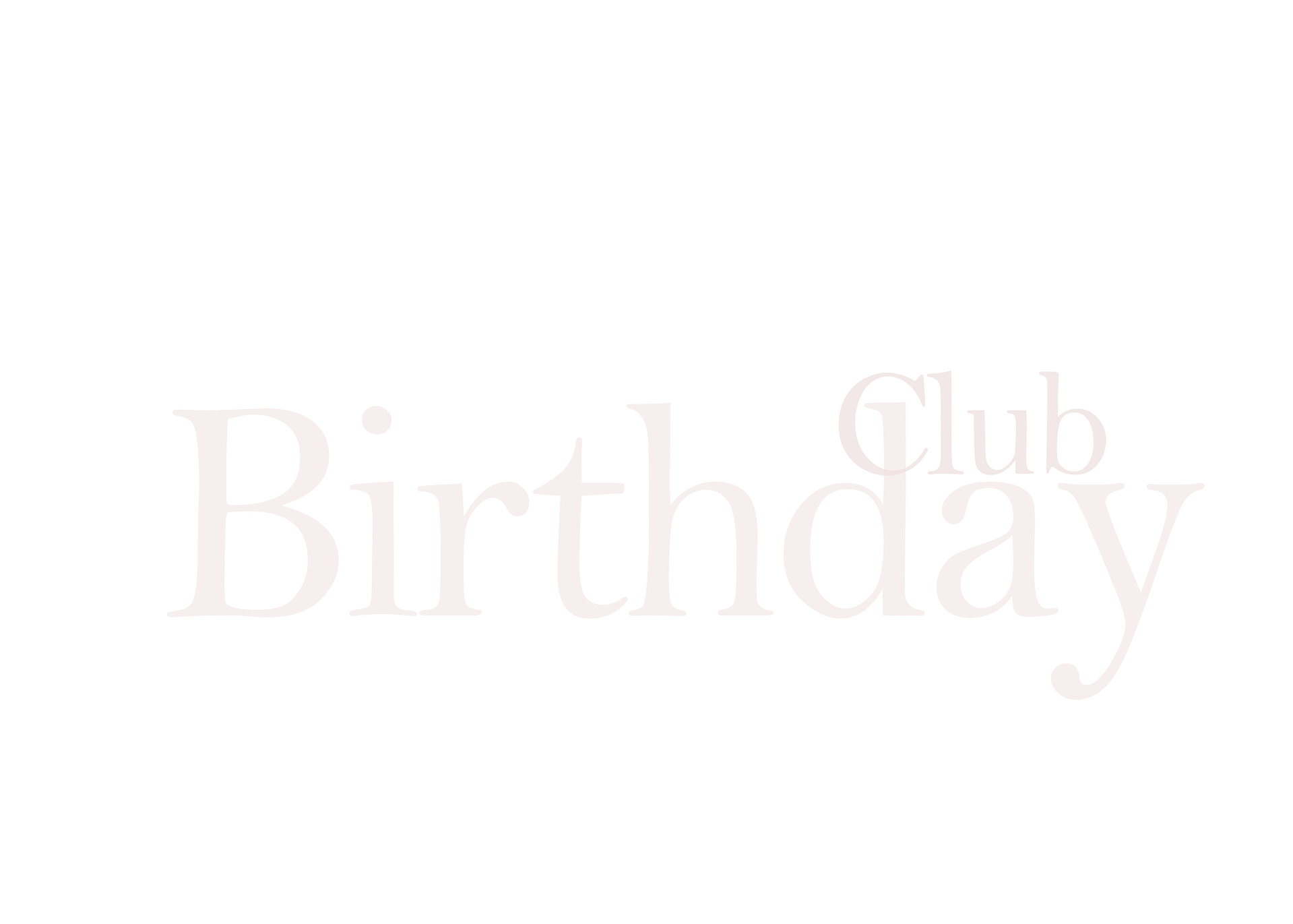 Birthday club